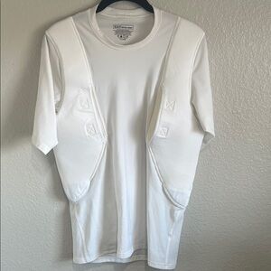 5.11 Tactical White Men's Compression Holster Compression Undershirt XL